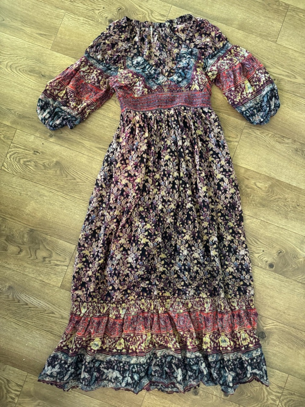 Free People Golden Hour Maxi Dress Size small
